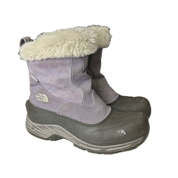 NORTH FACE WINTER BOOTS 400 GRAM Size US 4 Insulation Youth Girls Purple/Black - Picture 7 of 16